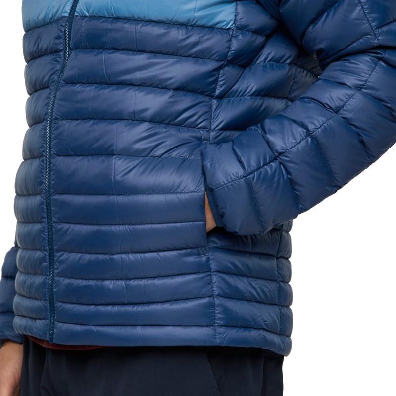 Fuego Down Hooded Jacket - Mens - deep sea stripes 1