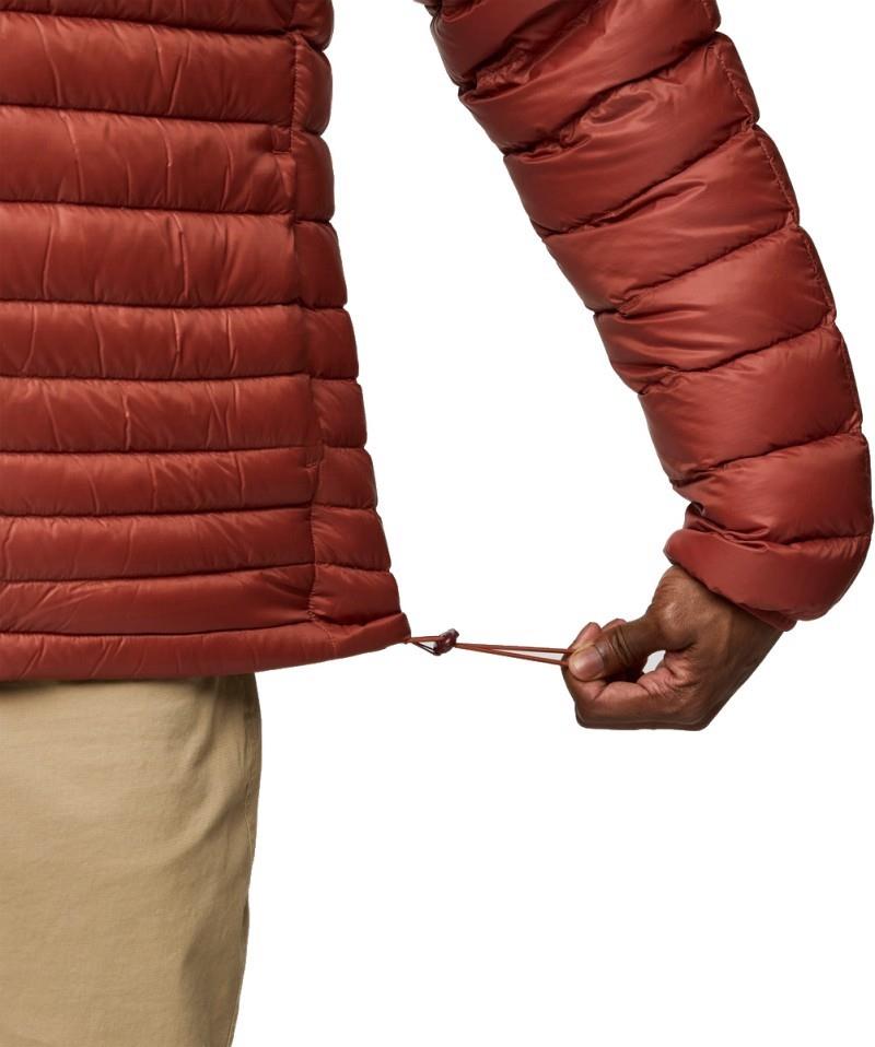 Fuego Down Hooded Jacket - Mens - nutmeg stripes 1