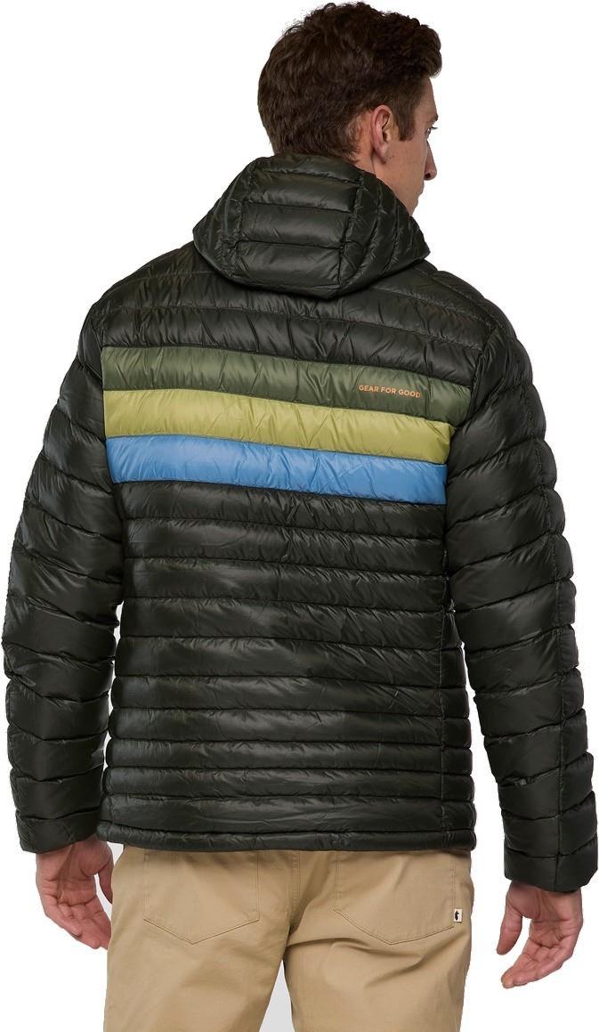 Fuego Down Hooded Jacket - Mens - woods stripes 1
