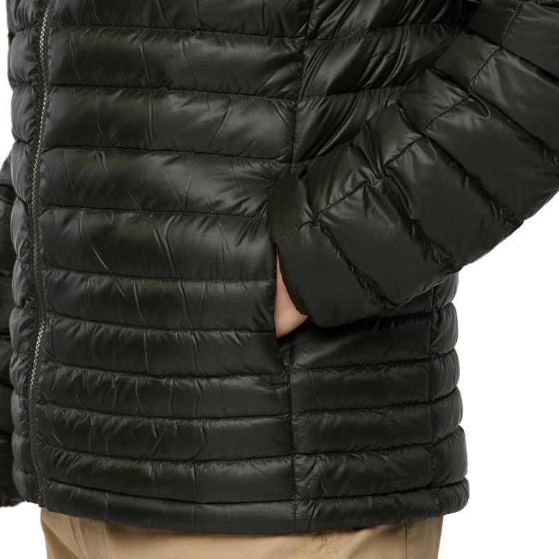 Fuego Down Hooded Jacket - Mens - woods stripes 1