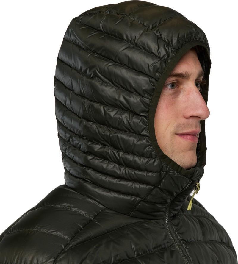 Fuego Down Hooded Jacket - Mens - woods stripes 1