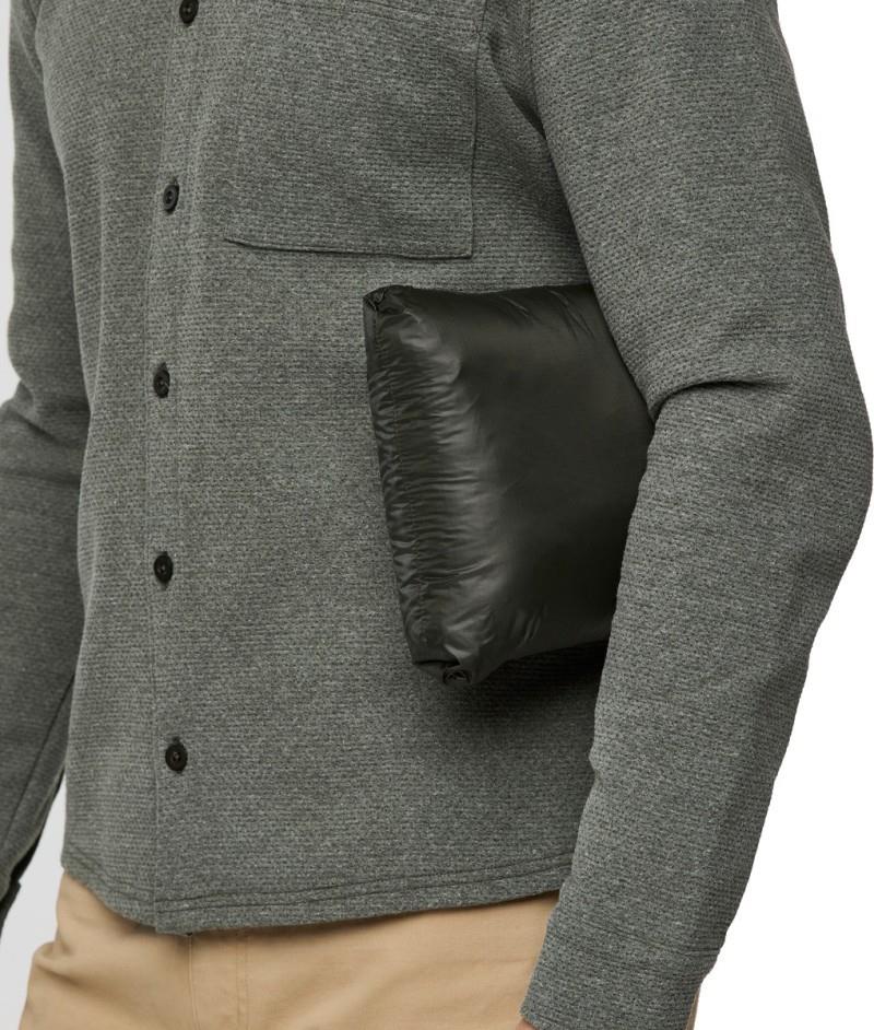 Fuego Down Hooded Jacket - Mens - woods stripes 1