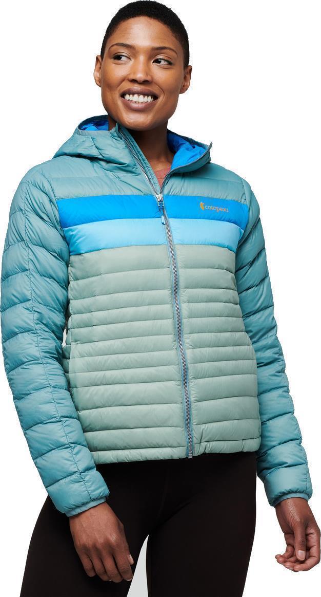 Fuego Down Hooded Jacket - Womens - Bluegrass / Silver Leaf 1