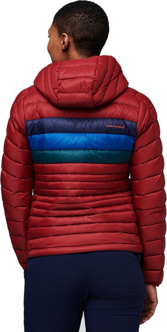 Fuego Down Hooded Jacket - Womens - Currant Stripes 2