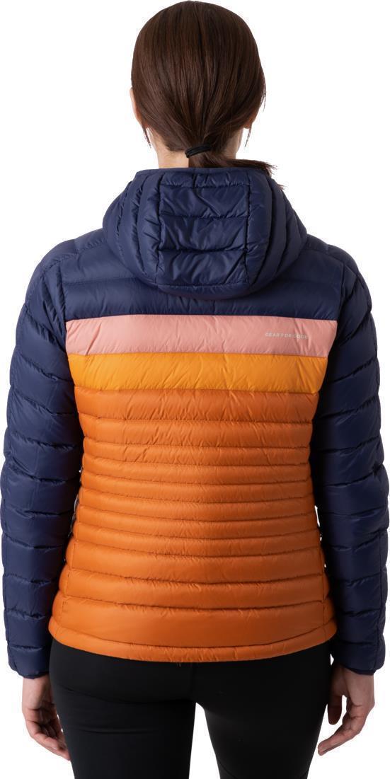 Fuego Down Hooded Jacket - Womens - Maritime / Mezcal 4