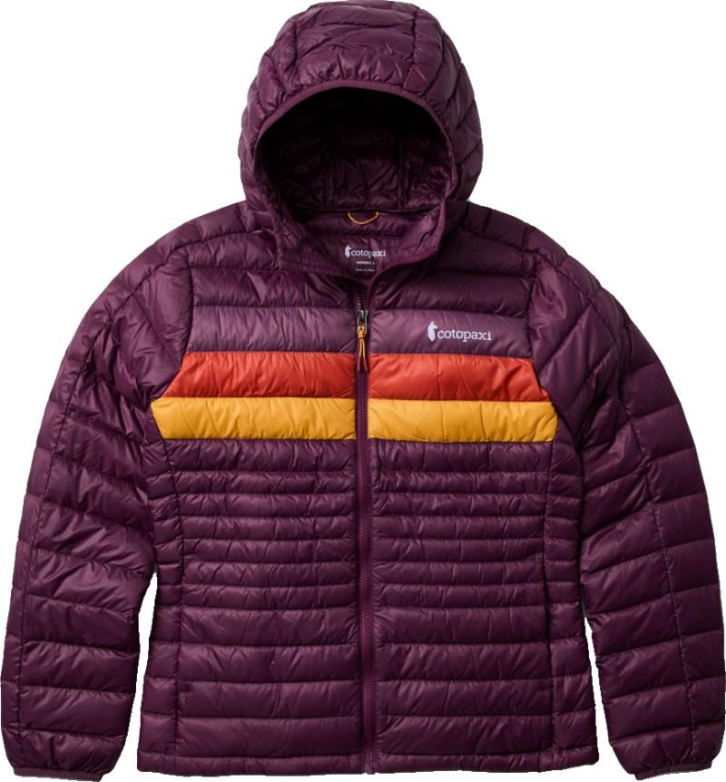 Fuego Down Hooded Jacket - Womens - acai stripes 1