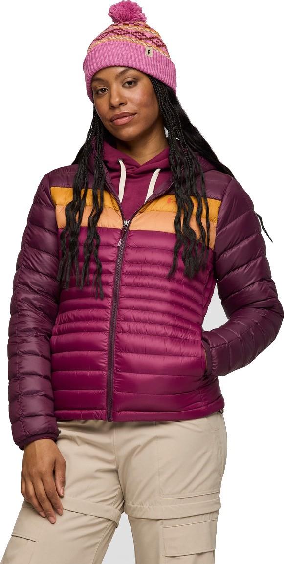 Fuego Down Hooded Jacket - Womens - blackberry / jam 1
