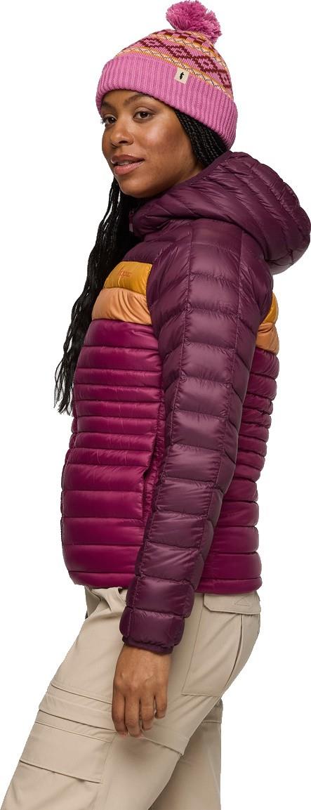 Fuego Down Hooded Jacket - Womens - blackberry / jam 1