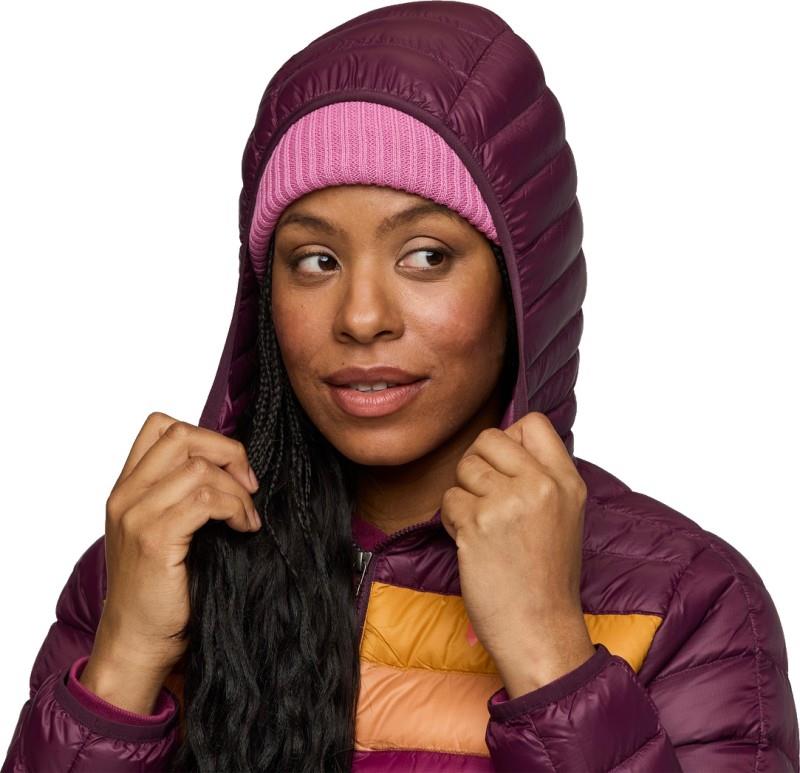 Fuego Down Hooded Jacket - Womens - blackberry / jam 1