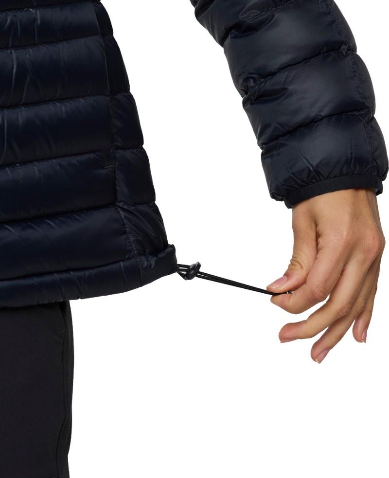 Fuego Down Hooded Jacket - Womens - carbon stripes 1
