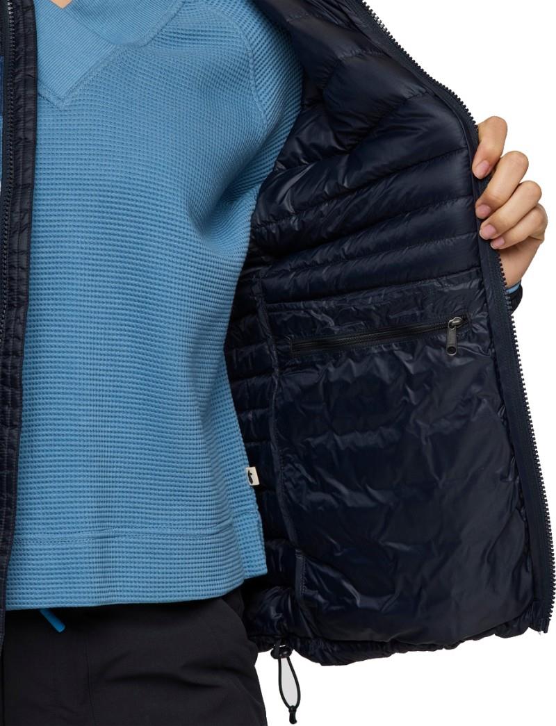 Fuego Down Hooded Jacket - Womens - carbon stripes 1