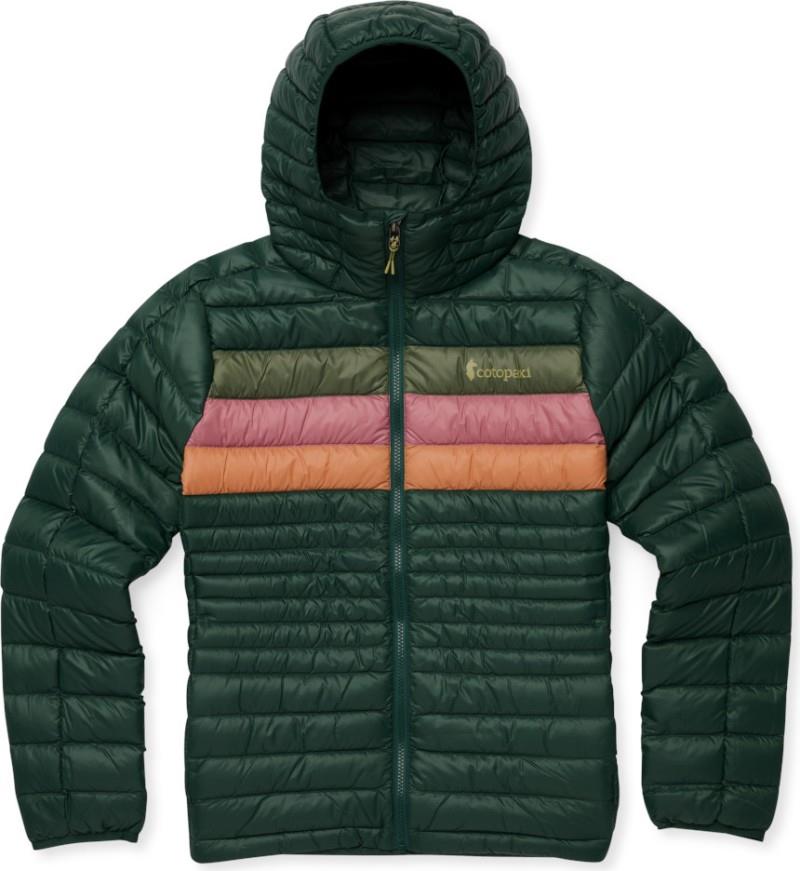 Fuego Down Hooded Jacket - Womens - cargo stripes 1