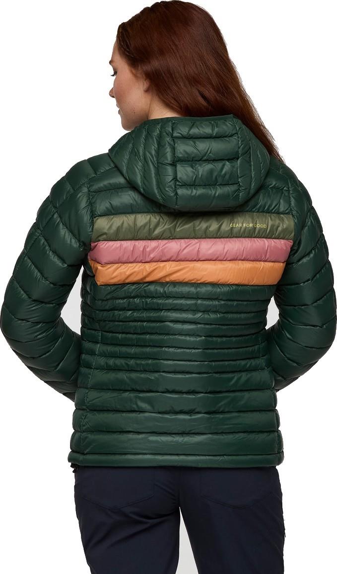 Fuego Down Hooded Jacket - Womens - cargo stripes 1