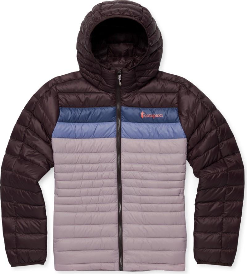 Fuego Down Hooded Jacket - Womens - coffee / quartz 1