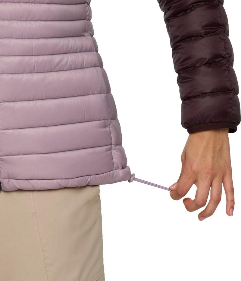 Fuego Down Hooded Jacket - Womens - coffee / quartz 1