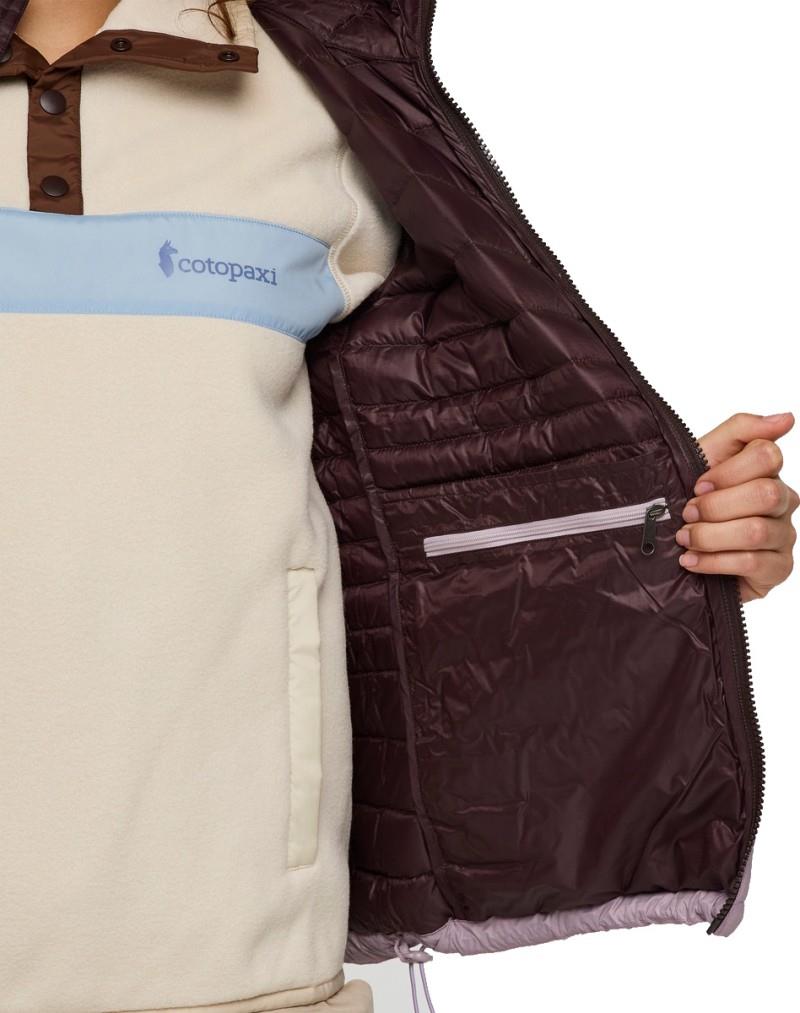 Fuego Down Hooded Jacket - Womens - coffee / quartz 1