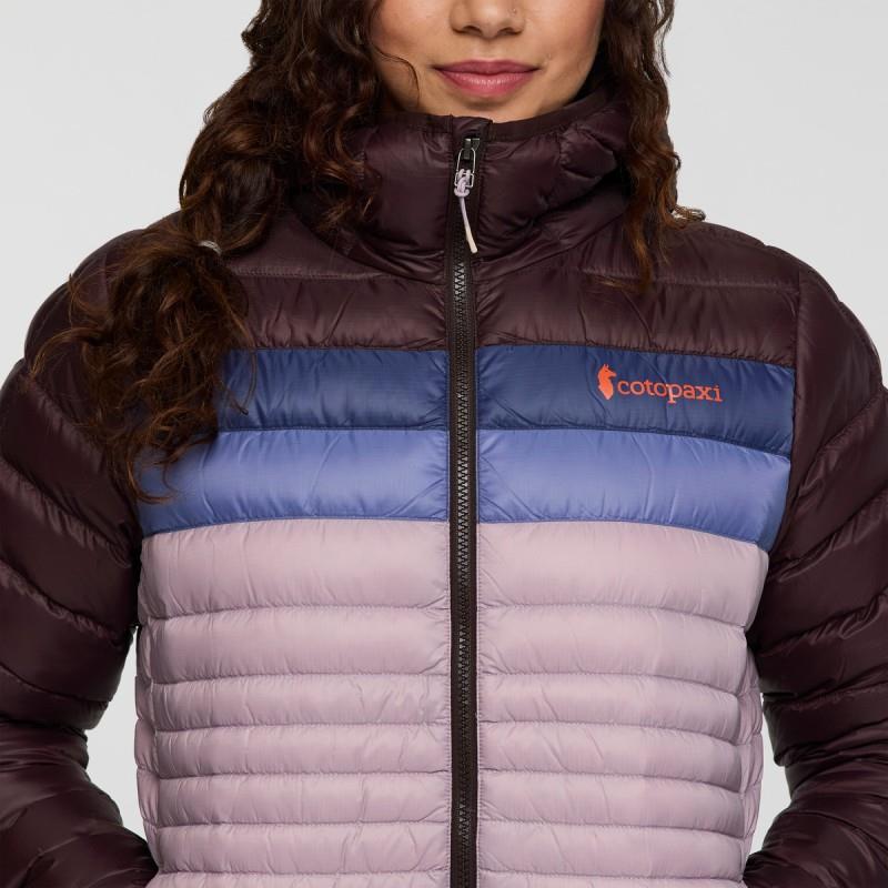 Fuego Down Hooded Jacket - Womens - coffee / quartz 1
