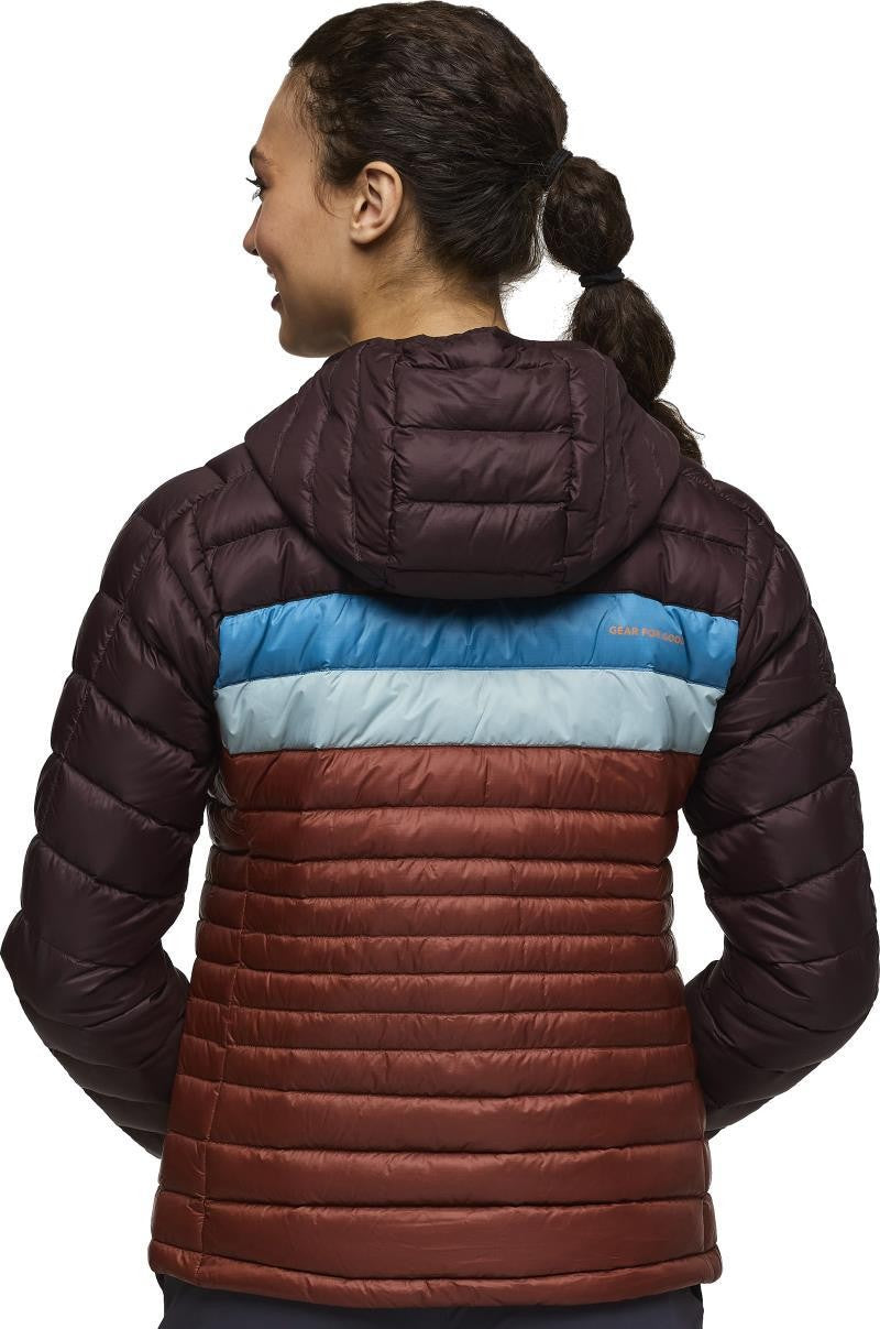 Fuego Down Hooded Jacket - Womens - coffee / rusty 1