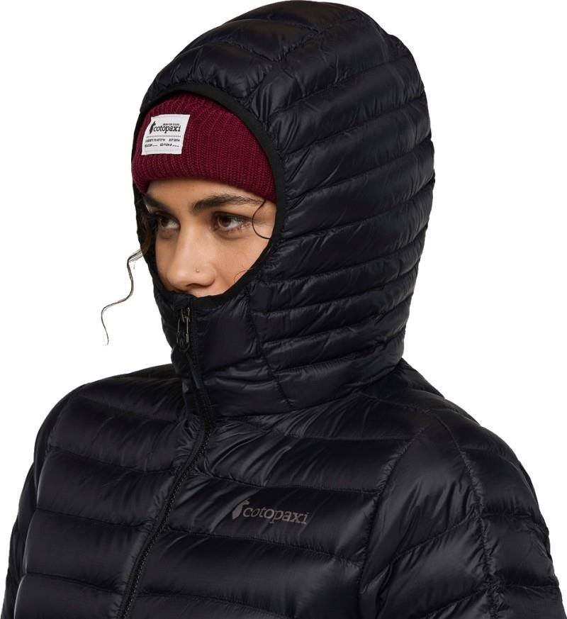 Fuego Down Hooded Jacket - Womens - cotopaxi black 1