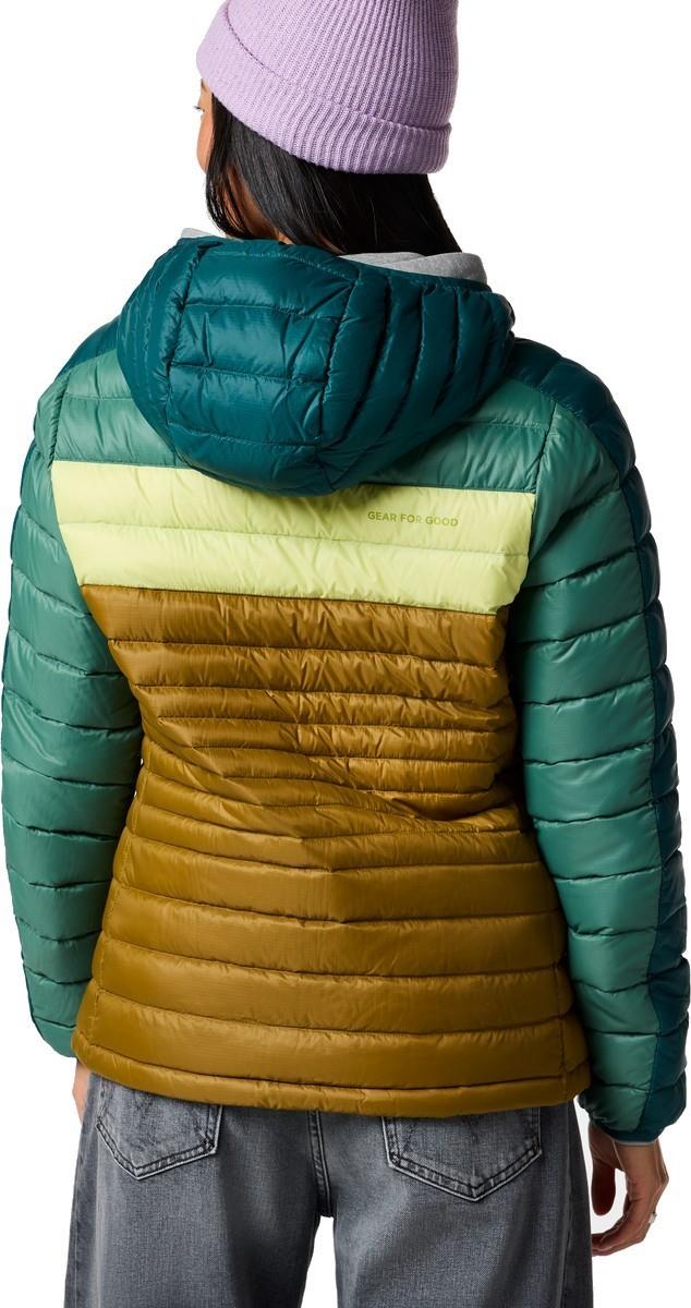 Fuego Down Hooded Jacket - Womens - deep ocean block 1