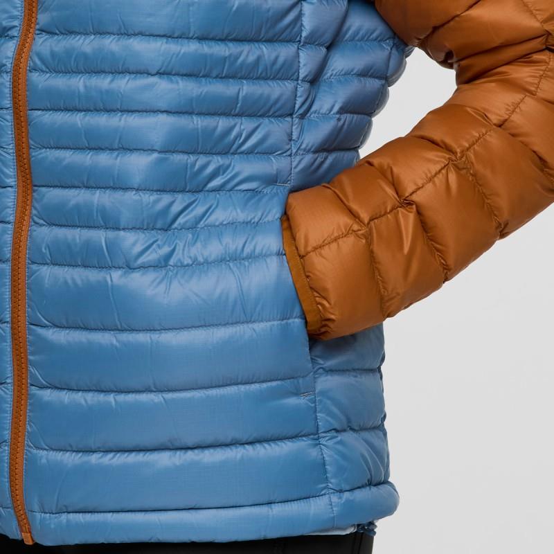 Fuego Down Hooded Jacket - Womens - sienna / fjord 1