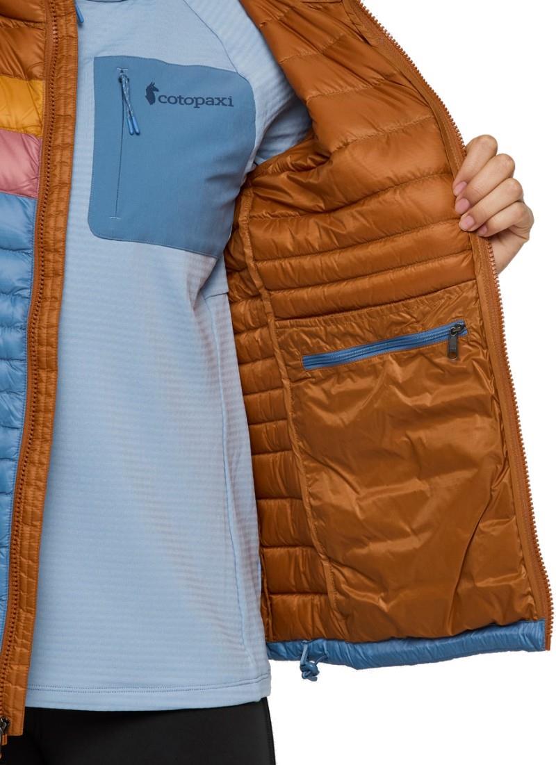 Fuego Down Hooded Jacket - Womens - sienna / fjord 1