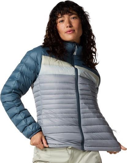 Fuego Down Hooded Jacket - Womens - slate / smoke 1