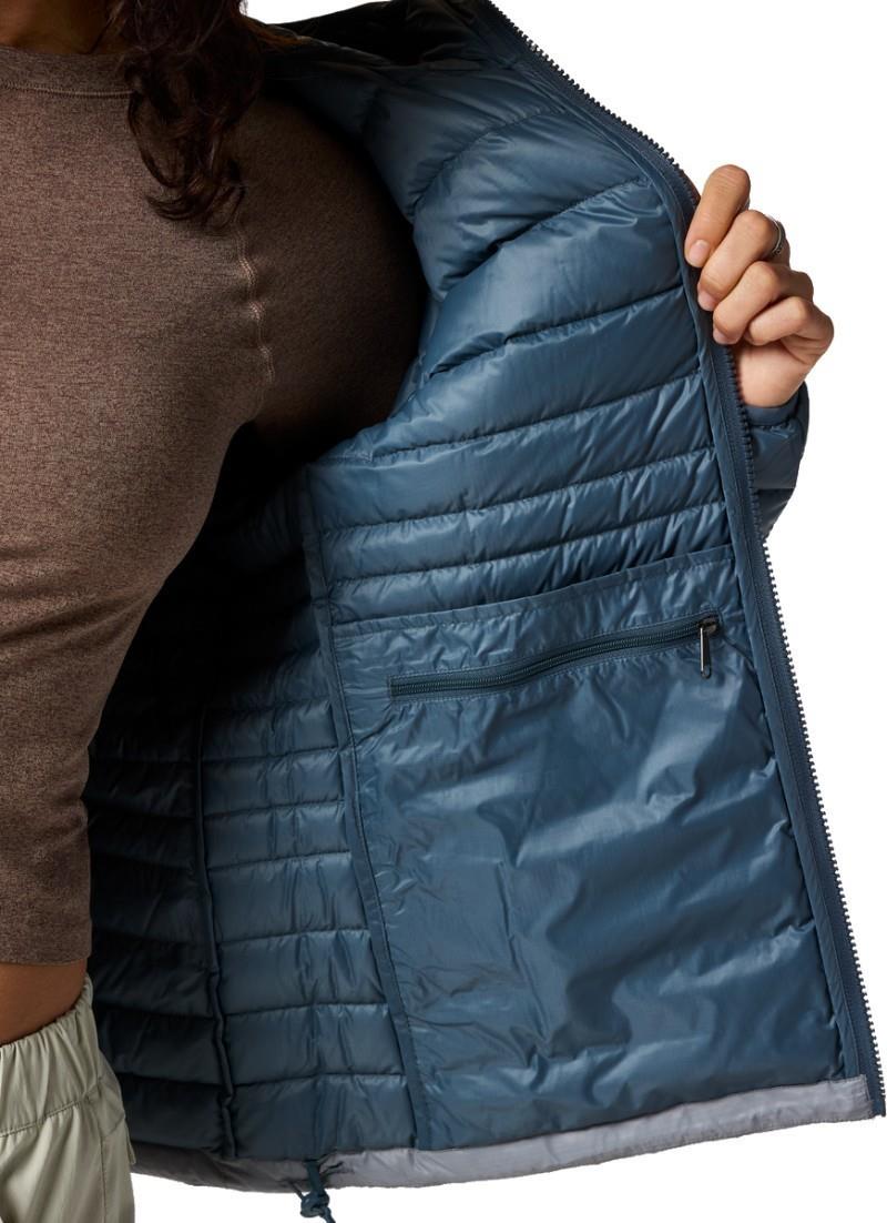 Fuego Down Hooded Jacket - Womens - slate / smoke 1