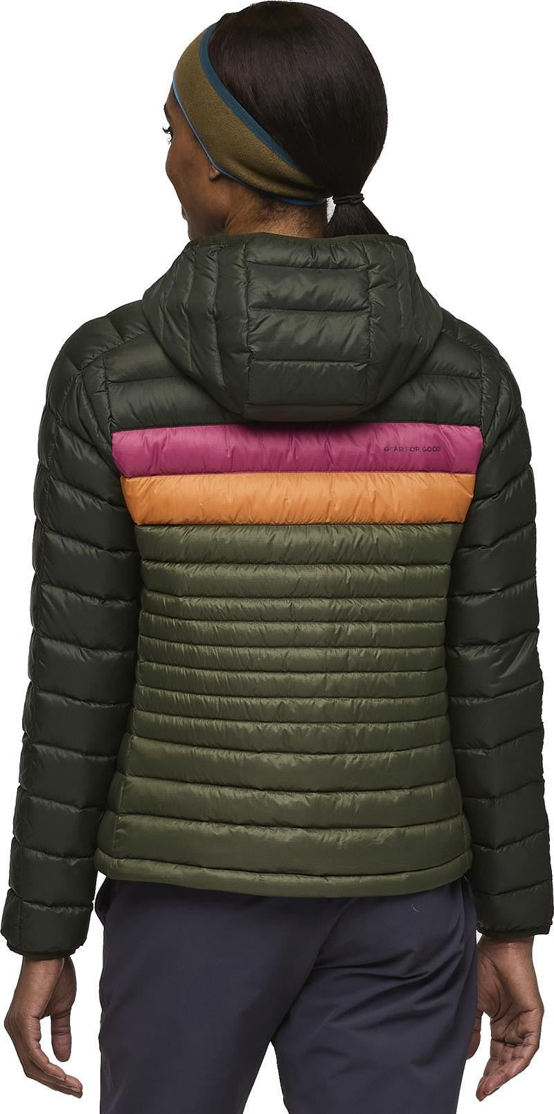 Fuego Down Hooded Jacket - Womens - woods / fatigue 1