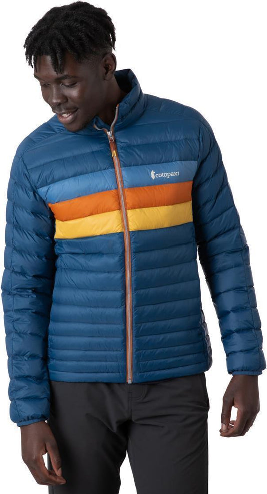 Fuego Down Jacket - Mens - Indigo Stripes 1