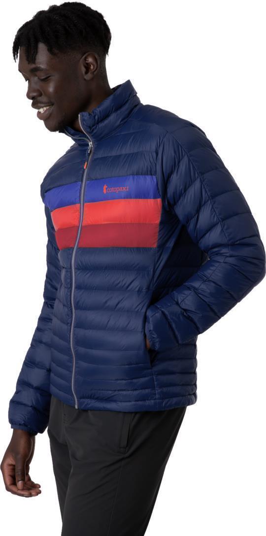 Fuego Down Jacket - Mens - Maritime / Blue Violet Stripes 2
