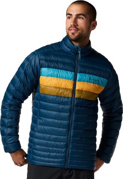 Fuego Down Jacket - Mens - indigo stripes 1