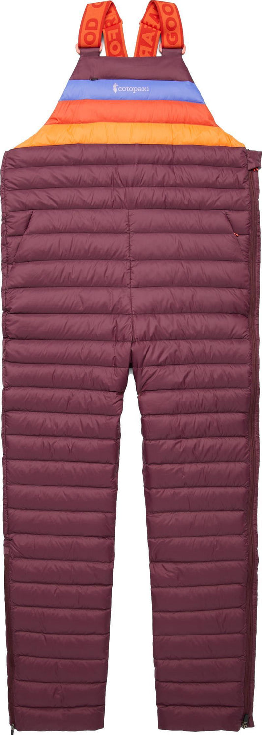 Fuego Down Overall - Womens - wine stripes 1
