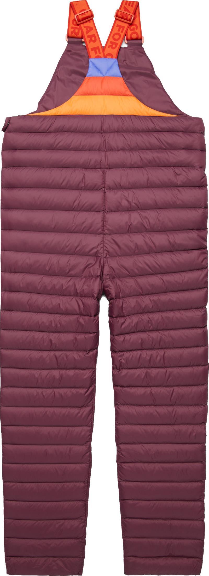 Fuego Down Overall - Womens - wine stripes 1