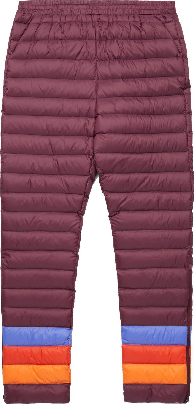 Fuego Down Pants - Womens - Wine Stripes 1