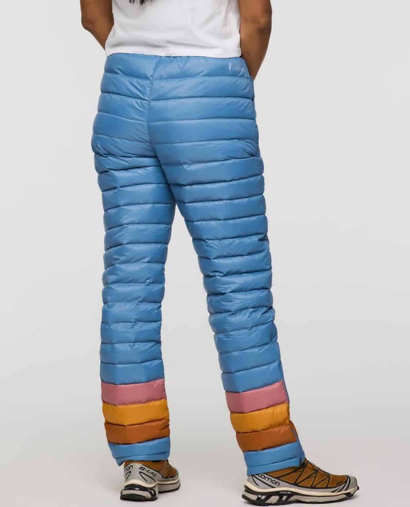 Fuego Down Pants - Womens - fjord stripes 1