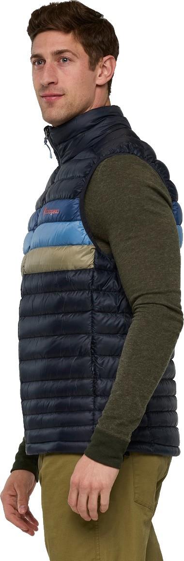 Fuego Down Vest - Mens - carbon stripes 1