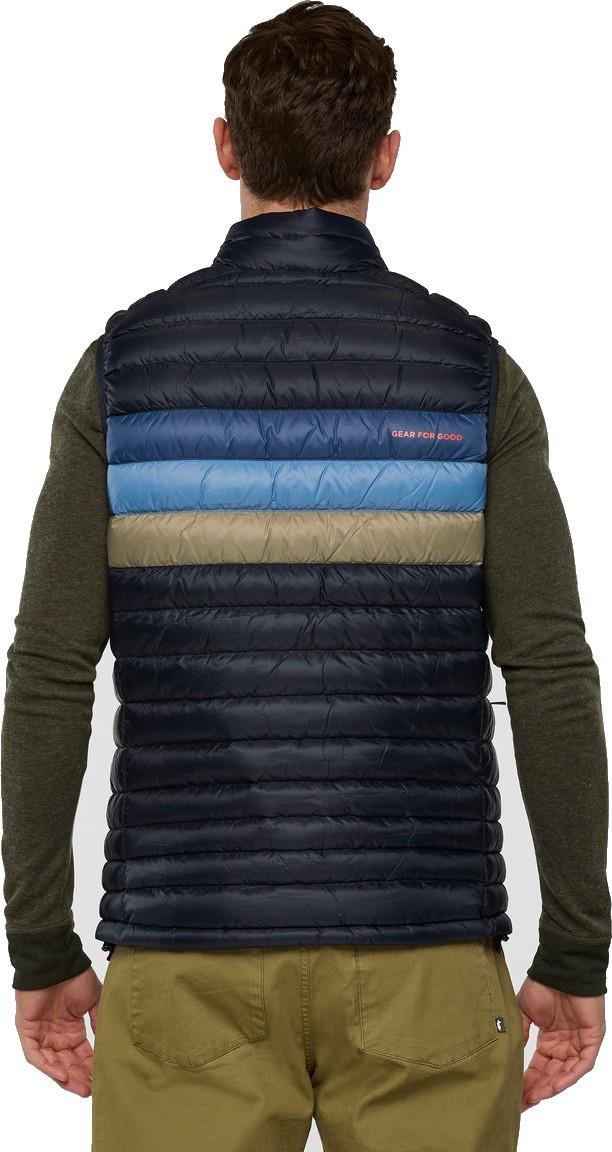 Fuego Down Vest - Mens - carbon stripes 1