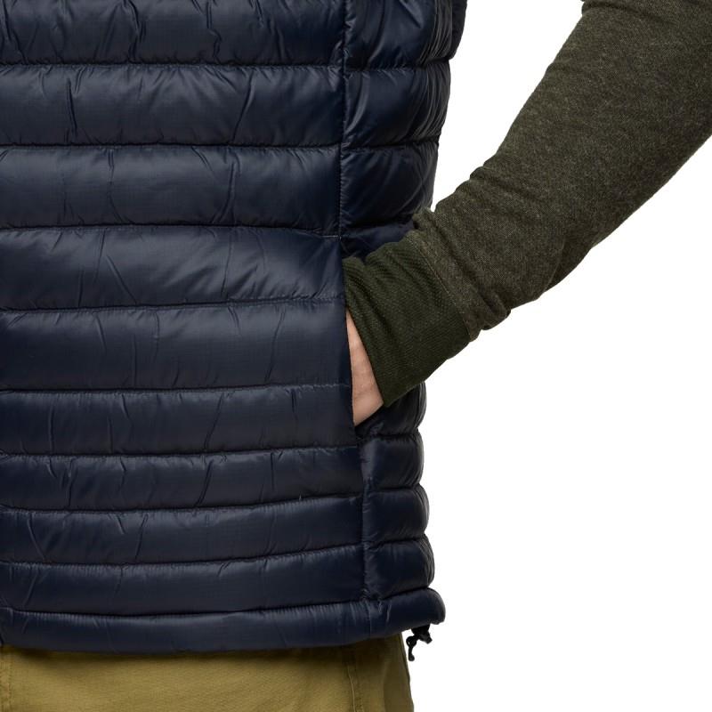 Fuego Down Vest - Mens - carbon stripes 1