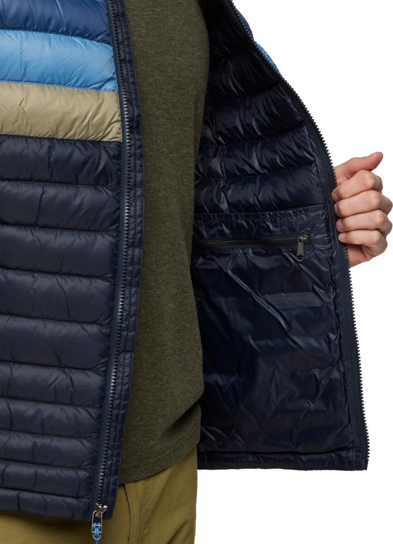 Fuego Down Vest - Mens - carbon stripes 1
