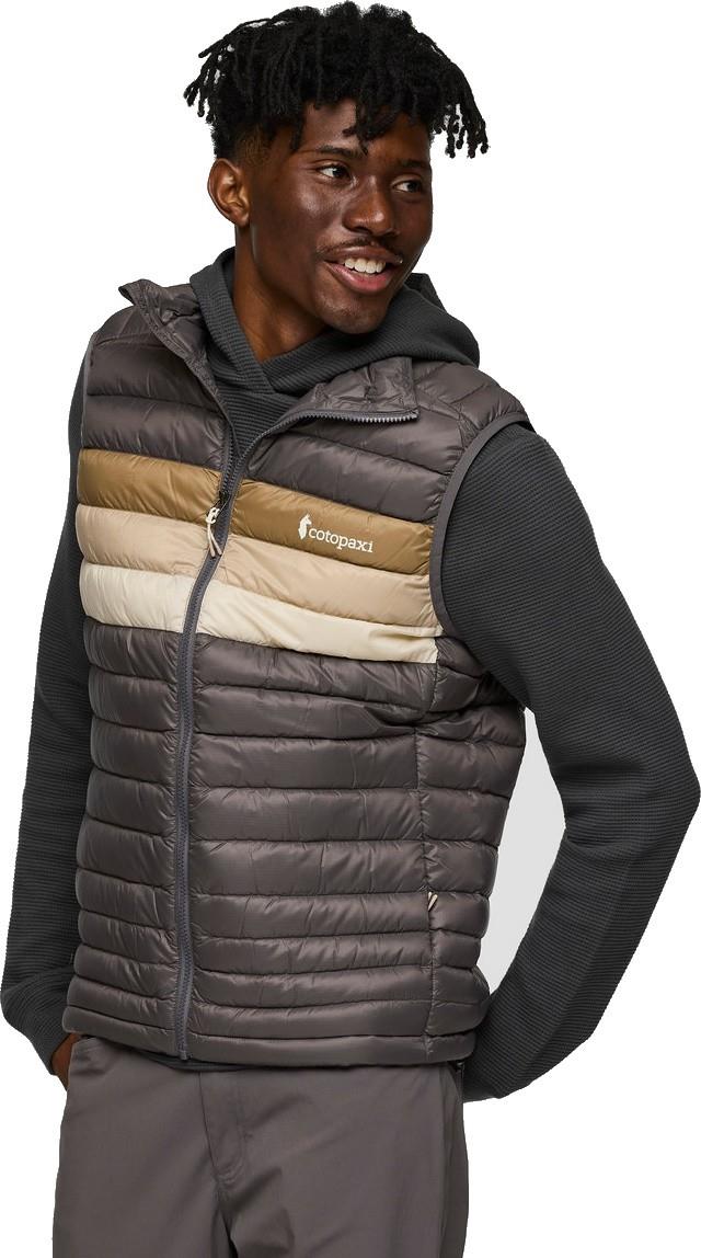 Fuego Down Vest - Mens - cinder stripes 1