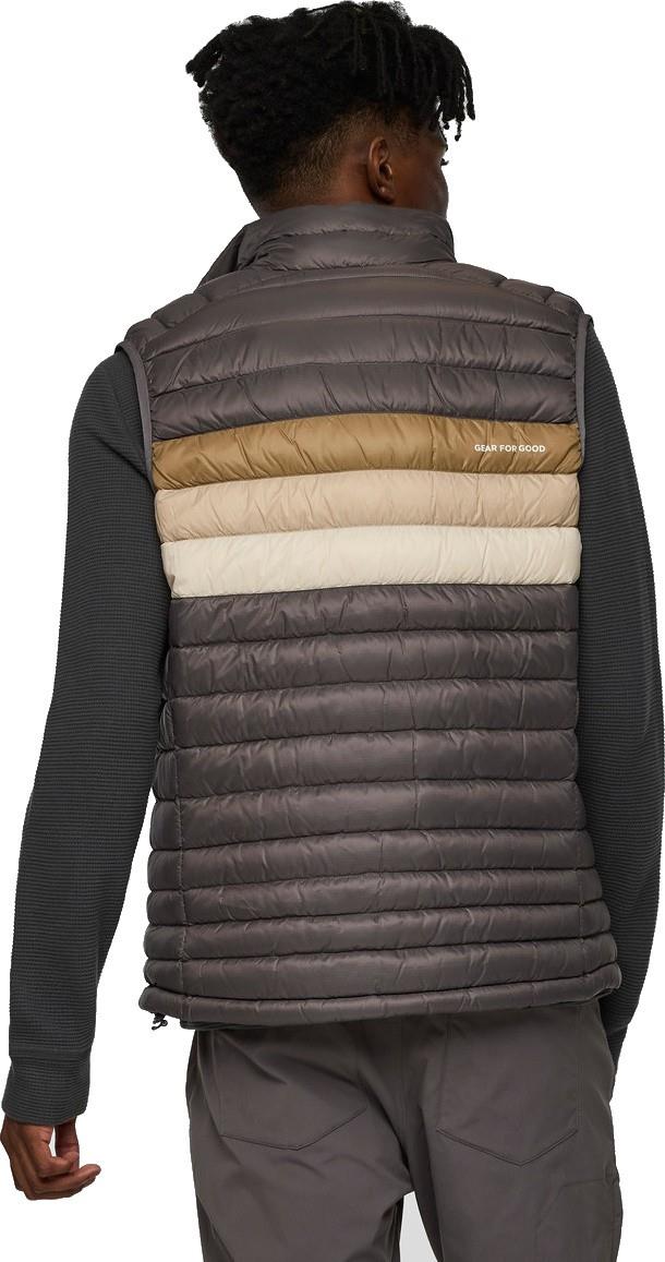 Fuego Down Vest - Mens - cinder stripes 1