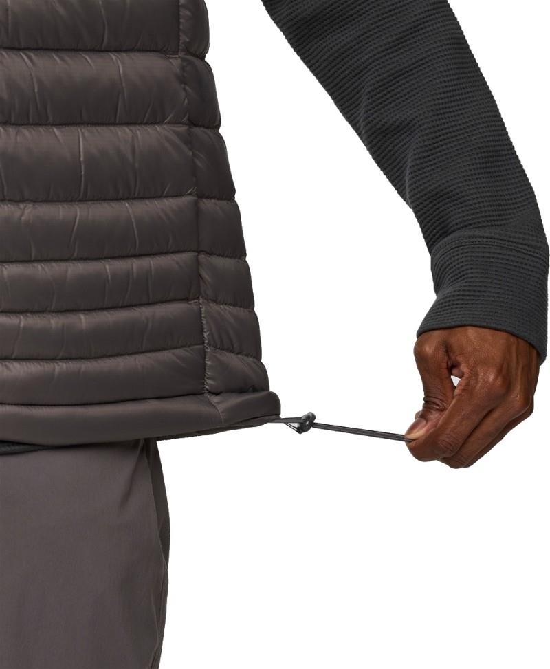 Fuego Down Vest - Mens - cinder stripes 1