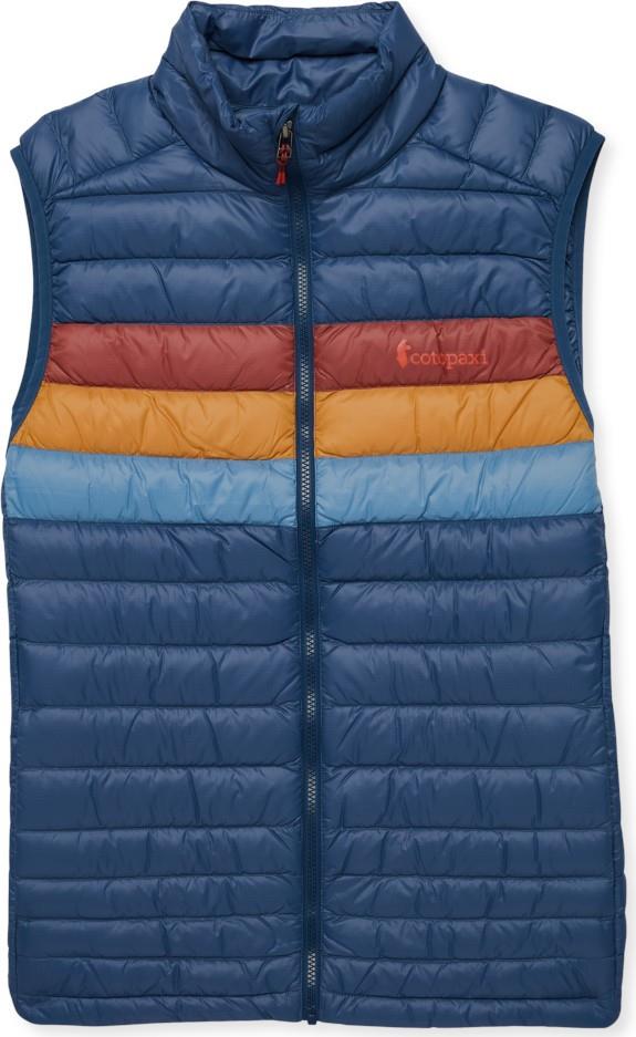 Fuego Down Vest - Mens - deep sea stripes 1