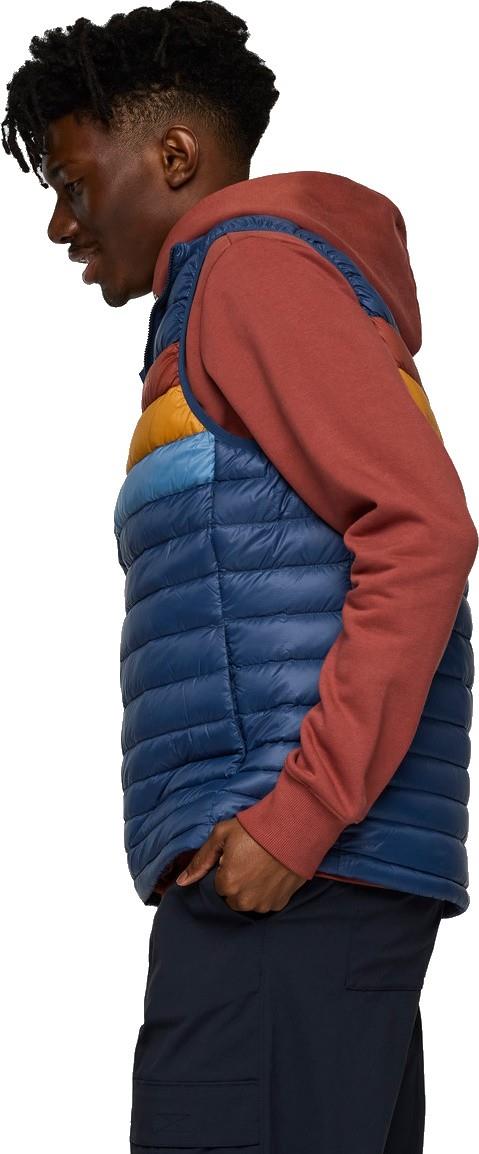 Fuego Down Vest - Mens - deep sea stripes 1
