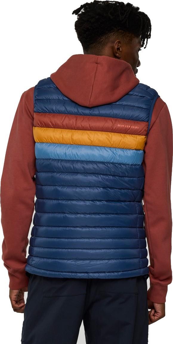 Fuego Down Vest - Mens - deep sea stripes 1
