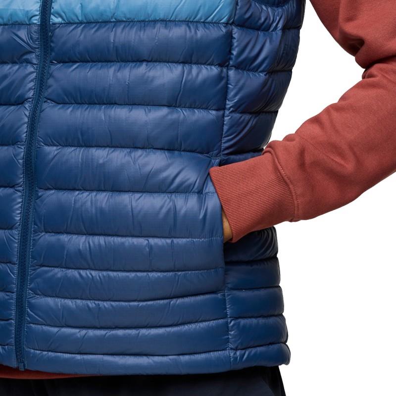 Fuego Down Vest - Mens - deep sea stripes 1