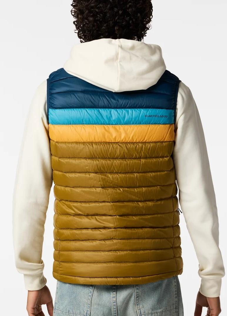 Fuego Down Vest - Mens - indigo / log cabin 1