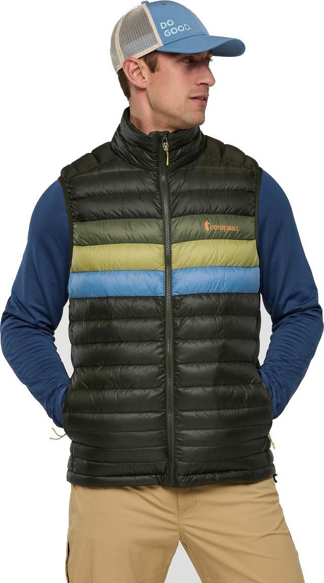 Fuego Down Vest - Mens - woods stripes 1