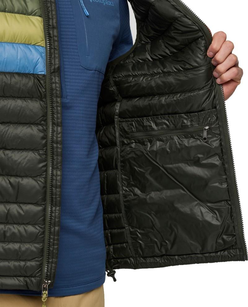 Fuego Down Vest - Mens - woods stripes 1